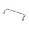 19mm Cranked Pull Handle 300mm Centres - Satin Stainless Steel
