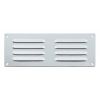 Hooded Louvre Vent - Satin Stainless Steel/Polished Chrome