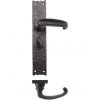 FF513 Traditional Lever on Bathroom Long Backplate - 10"
