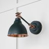 Smooth Copper Brindley Wall Light in Dingle