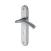 Sorrento Door Handle Lever Lock Tosca Design Satin Chrome finish