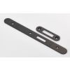 Forend Strike And Fixing Pack To Suit Din Euro Deadlock (Security) Radius  - Matt Black