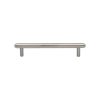 Heritage Brass Cabinet Pull Stepped Design 128mm CTC Satin Nickel finish