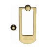 Heritage Brass Door Knocker Polished Brass finish