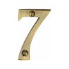 Heritage Brass Numeral 7 Face Fix 51mm (2") Antique Brass finish