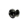 Old English Solid Brass Oval WC Turn and Release - Black Nickel