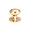 Polished Bronze Oval Cabinet Knob 40mm