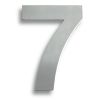 Stainless Steel 7" Numerals (0-9) (Number 7) - Satin Stainless Steel