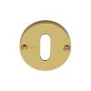 Heritage Brass Keyhole Escutcheon Polished Brass finish