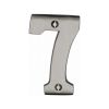 Heritage Brass Numeral 7 Face Fix 76mm (3") Satin Nickel finish