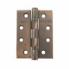 Atlantic Ball Bearing Hinges Grade 13 Fire Rated 4" x 3" x 3mm - Antique Copper (Pair)