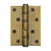 Heritage Brass Hinge Brass with Ball Bearing 4" x 3" Antique Brass Finish