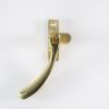 Bulb End Casement Fastener - Polished Brass