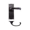 FF112 Traditional Lever on Latch Backplate - 6"