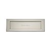 Heritage Brass Letterplate 12" x 4" Polished Nickel finish