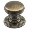 Delamain Ringed Knob 35mm - Florentine Bronze