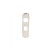 Radius Covers For Oval Lock Backplate - Satin Stainless Steel