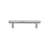 Heritage Brass Cabinet Pull Stepped Design 96mm CTC Polished Chrome finish