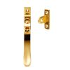 Locking Casement Fastener - Polished Brass