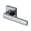 Sorrento Door Handle Lever Latch on Round Rose Axis Design Polished Chrome finish