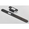 Forend Strike And Fixing Pack To Suit Din Latch (Security) Radius - Matt Black