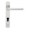 Steelworx 316 Narrow Plate Straight Lever - Satin Stainless Steel