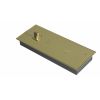 Rutland TS.7003 Non Hold Open Floor Spring & BC c/w Cover Plate & DA Pack, Polished Brass