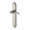 Heritage Brass Door Handle Lever Latch Verona Design Satin Nickel finish