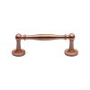 Heritage Brass Cabinet Pull Colonial Design 96mm CTC Satin Rose Gold Finish