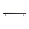 Heritage Brass Cabinet Pull Contour Design 160mm CTC Polished Chrome finish