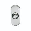 Oval Bell Push - Bright Stainless Steel