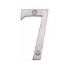 Heritage Brass Numeral 7 Face Fix 76mm (3") Satin Chrome finish