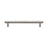 Heritage Brass Cabinet Pull Stepped Design 160mm CTC Satin Nickel finish