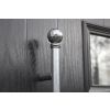 Pewter Hammered Ball Curtain Finial (pair)
