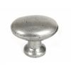 Pewter Oval Cabinet Knob
