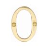 Heritage Brass Numeral 0 Face Fix 51mm (2") Satin Brass finish