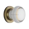 Gold Line Knob with Antique Brass base