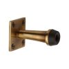 Heritage Brass Wall Mounted Door Stop 3" Antique Brass finish