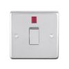 Eurolite Stainless Steel 20Amp Switch with Neon Indicator Polished Stainless Steel