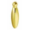 Pear Drop Covered Escutcheon  - Polished Brass