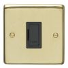 Eurolite Stainless Steel Unswitched Fuse Spur Satin Brass