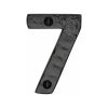 The Tudor Numeral 7 - 3" Black Iron
