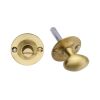 Heritage Brass Oval turn with release Satin Brass finish