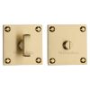 Heritage Brass Square Low profile Thumbturn & Emergency Release Satin Brass finish