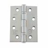 Atlantic Ball Bearing Hinges Grade 11 Fire Rated 4" x 3" x 2.5mm - Polished Chrome