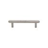 Heritage Brass Cabinet Pull Stepped Design 96mm CTC Satin Nickel finish