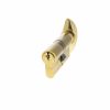 AGB 5 Pin Key to Turn Euro Cylinder 30-30mm (60mm) - Polished Brass