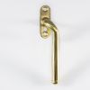 Cranked Locking Espagnolette Handle R/H - Polished Brass