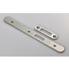 Forend Strike & Fixing Pack To Suit Din Euro Deadlock-Satin Stainless Steel-Radius Forend - Satin Stainless Steel