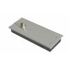 Rutland TS.7004 Non Hold Open Floor Spring & BC c/w Cover Plate & SA Pack - Right Hand, Satin Stainless Steel